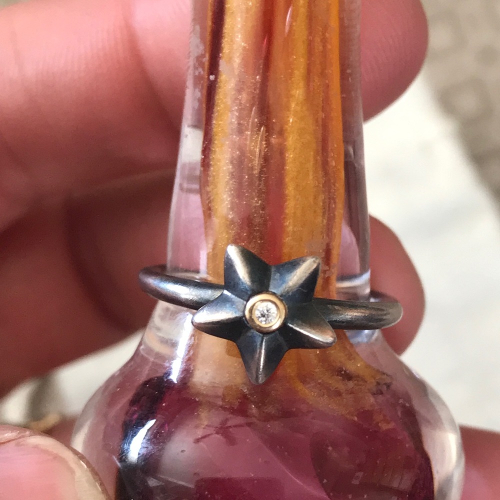 ❤️HP!❤️ Pandora Stella Retired Diamond Ring 52 - Picture 3 of 7
